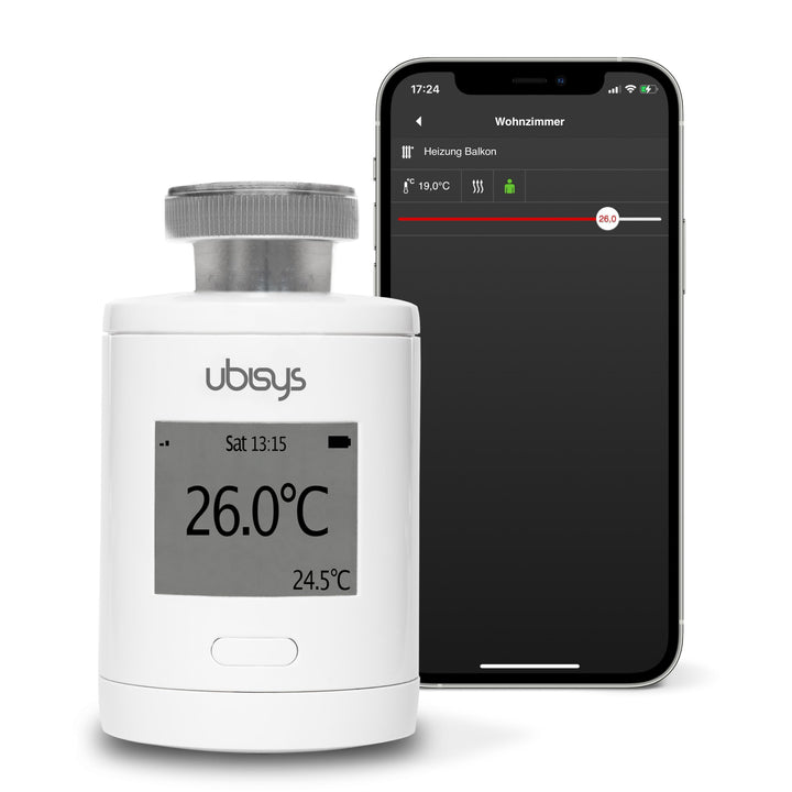 ubisys Zigbee Heizkörper-Thermostat H1 für mehr Komfort und Kosteneinsparung