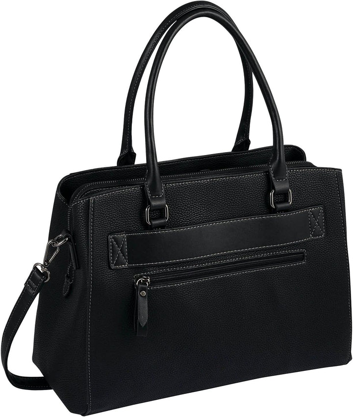 Gabor Tasche Damen, Lora, 40x10,5x29,5 cm, Gabor Tasche Damen Schwarz, Schwarz