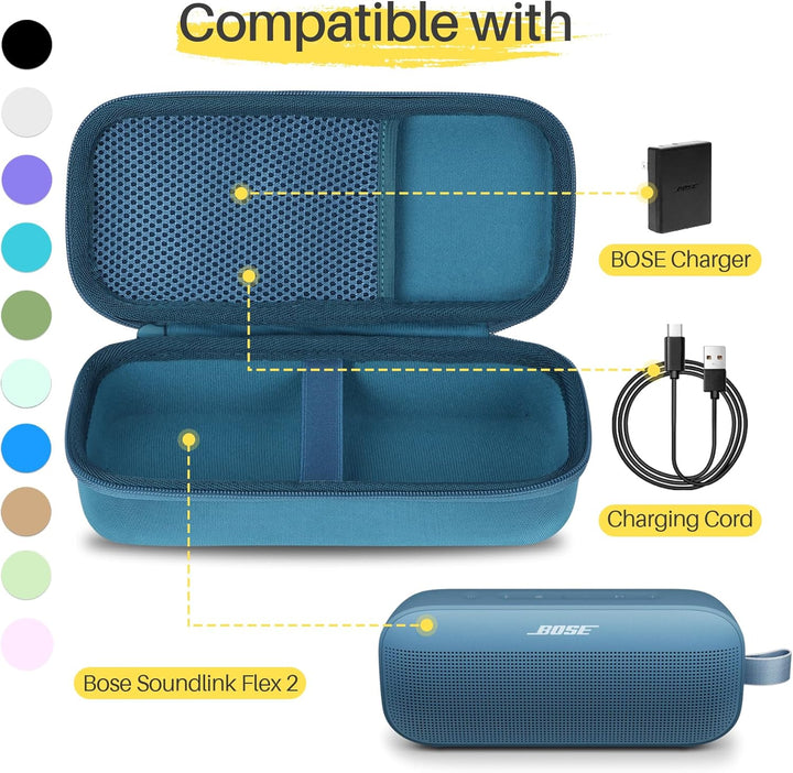 Hart Schutz Hülle Etui für Bose SoundLink Flex (2 Gen) / Flex Tragbarer Bluetooth Lautsprecher Marin