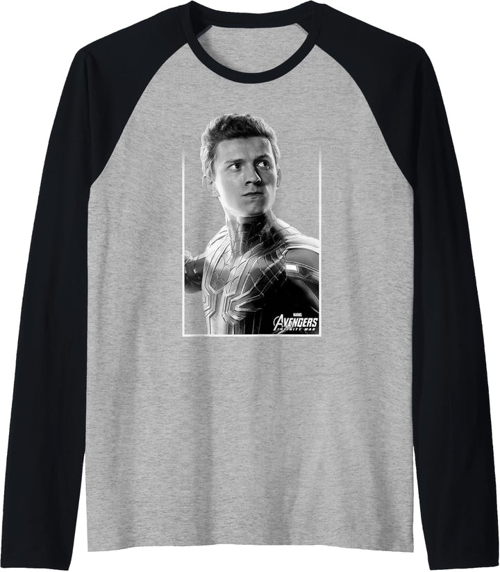 Marvel Avengers: Infinity War Spider-Man Simple Portrait Raglan