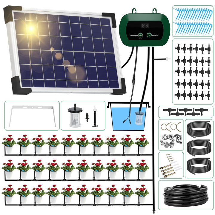 Solar Bewässerungssystem 300 Automatische BewäSserung Modi, Automatische Bewässerungssystem Garten m