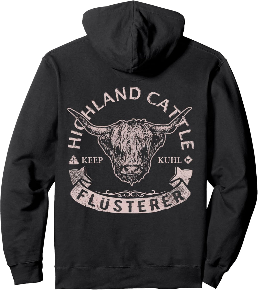 Schottisches Hochlandrind Kuh I Highland Cattle Geschenk Pullover Hoodie
