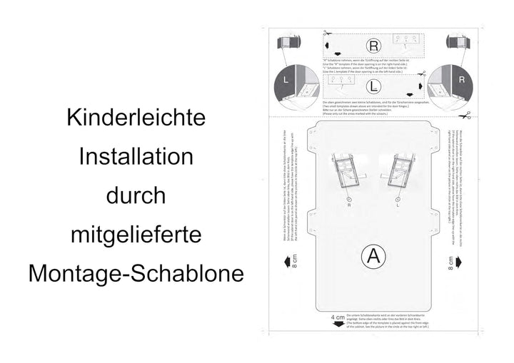 Ausziehbarer SMART Einbaumülleimer, Abfalleimer, Mülleimer „Müllomatic ECO 1“ mit automatischem Ausz