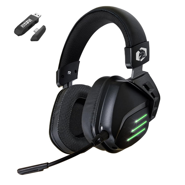 EMPIRE GAMING - EH20 Gaming-Headset kabellos, Wireless, WiFi 2,4 GHz, kabelgebunden, mit abnehmbarem