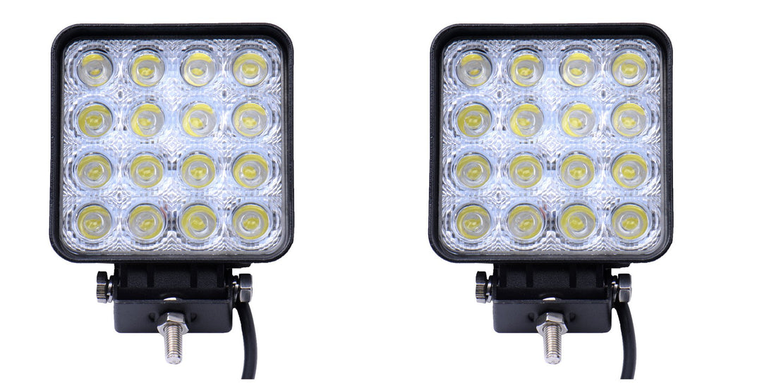 Greenmigo 2x 48W Led Scheinwerfer Offroad Lampe Flood Arbeitsscheinwerfer LED Arbeitslicht 12V 24V Z