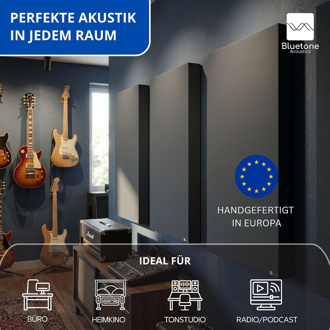 Bluetone Acoustics Studio Spectrum - Schallabsorber Premium - Akustikplatten - Akustikpaneele (100x5
