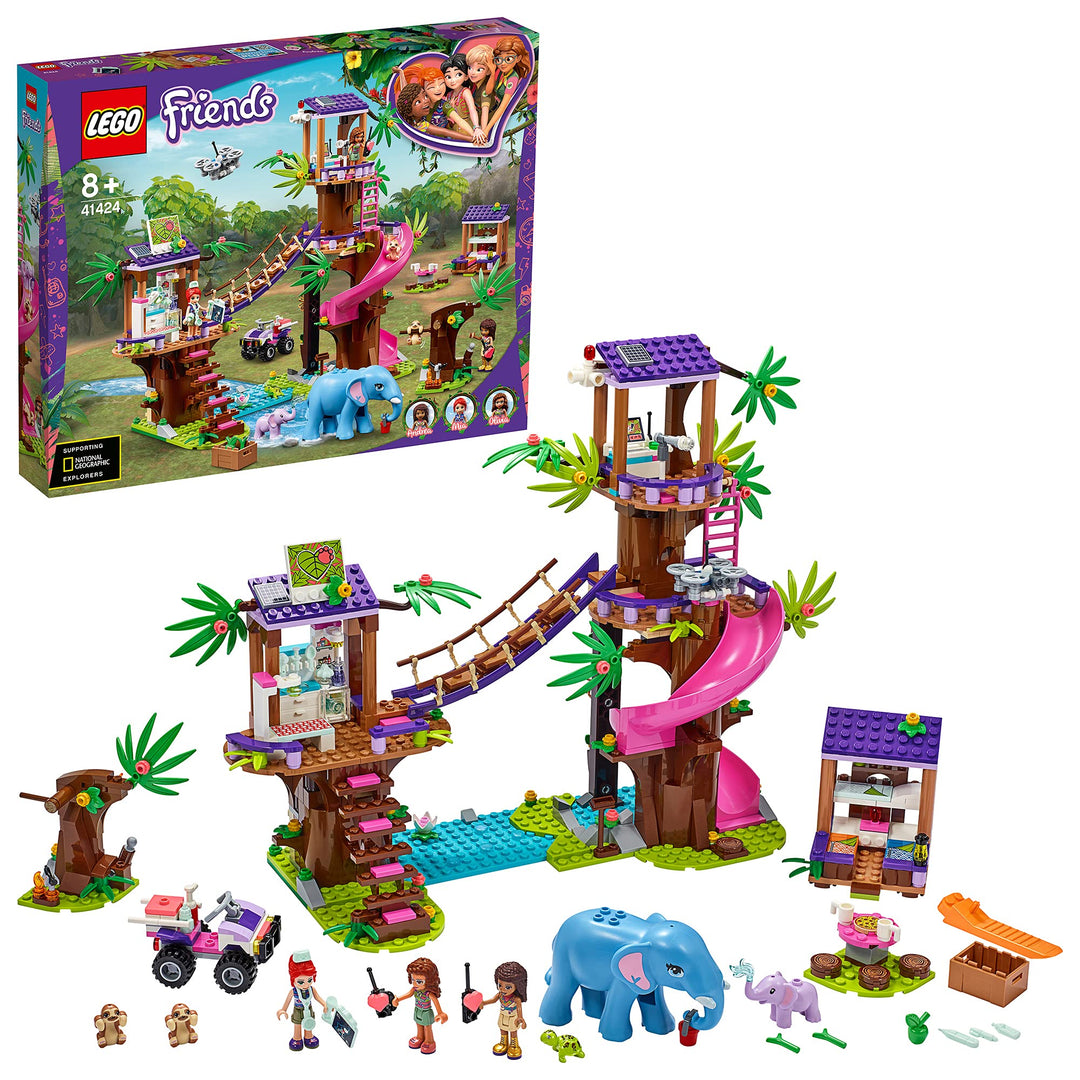LEGO 41424 Friends Tierrettungsstation im Dschungel Einheitsgrösse, Einheitsgrösse