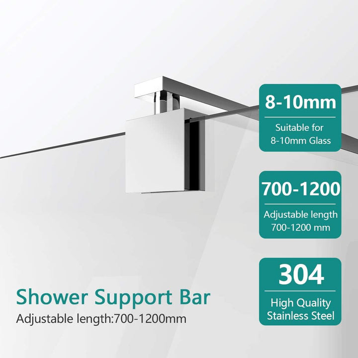 EMKE UWSB12 Stützstange, Chrome, UWSB12