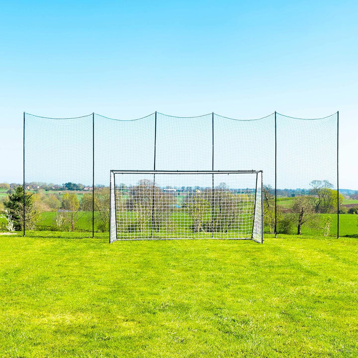 FORZA Stop That Ball™ - Ball Stopp Netz und Pfostensystem mit Bodenhülsen – Multi-Sport Ball Stopp N