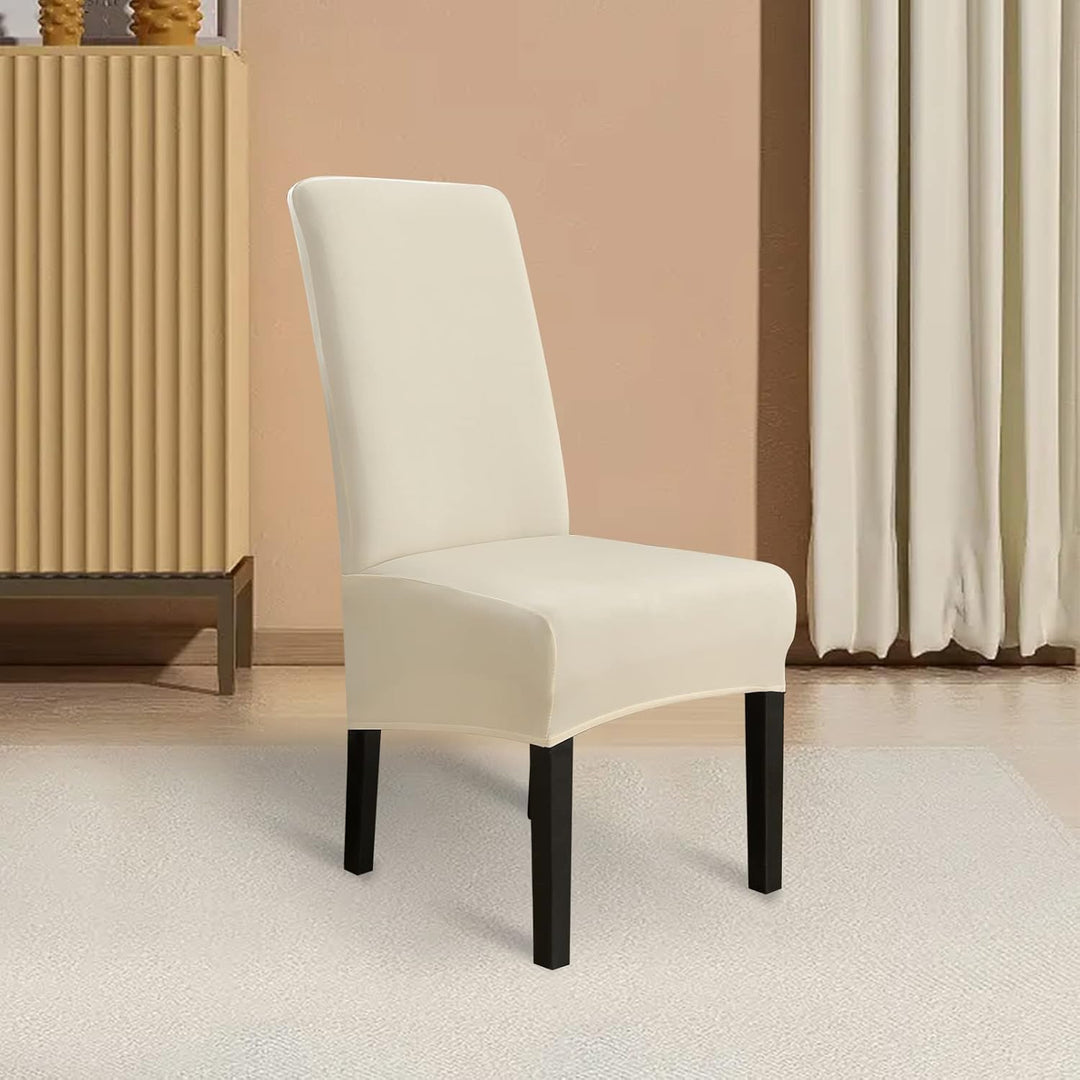 Lydevo Stuhlhussen XL 4er Set Stretch Stuhlhussen Schwingstühle XL für Esszimmerstühle Spandex Unive