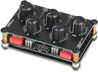 Little Bear MC5 Mini Tragbar 4 Kanal Line Mixer Live Studio Aufnahmen Passive Stereo Audio Mixer Rec