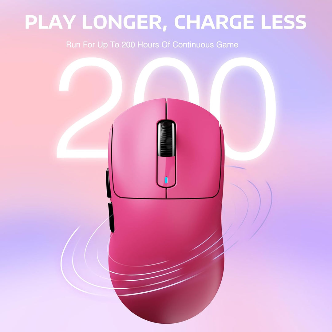 VGN GAMEPOWER x Attack Shark X3 Superlight Kabellose Gaming-Maus, 49g Ultraleicht Mouse, 26000DPI, P