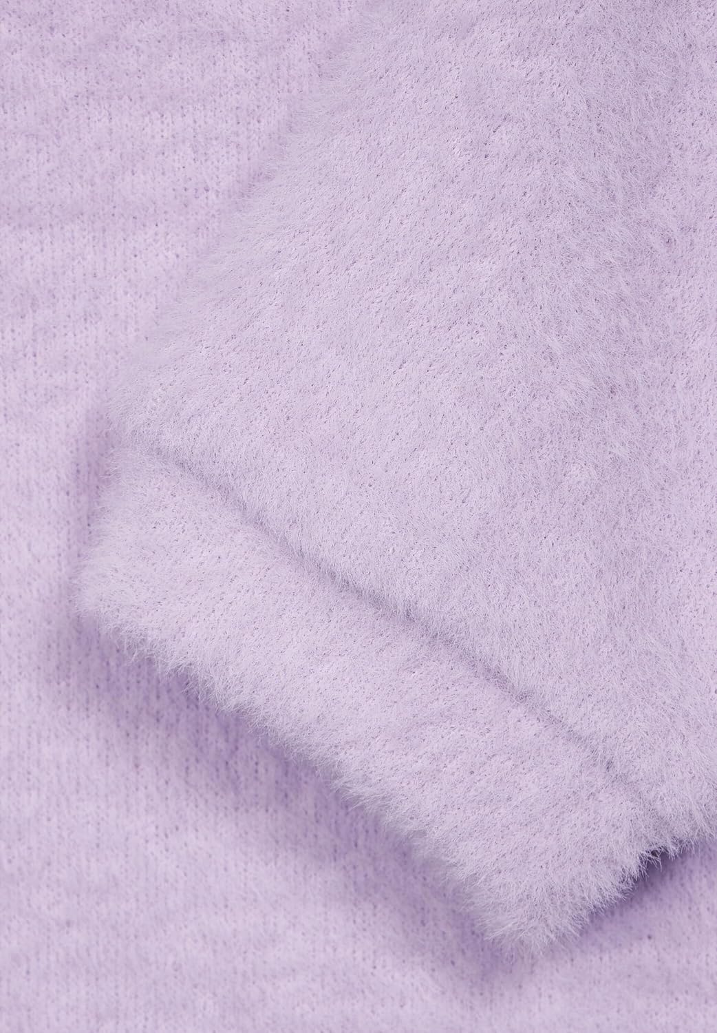 Street ONE Damen Langarmshirt 40 Soft Pure Lilac, 40 Soft Pure Lilac