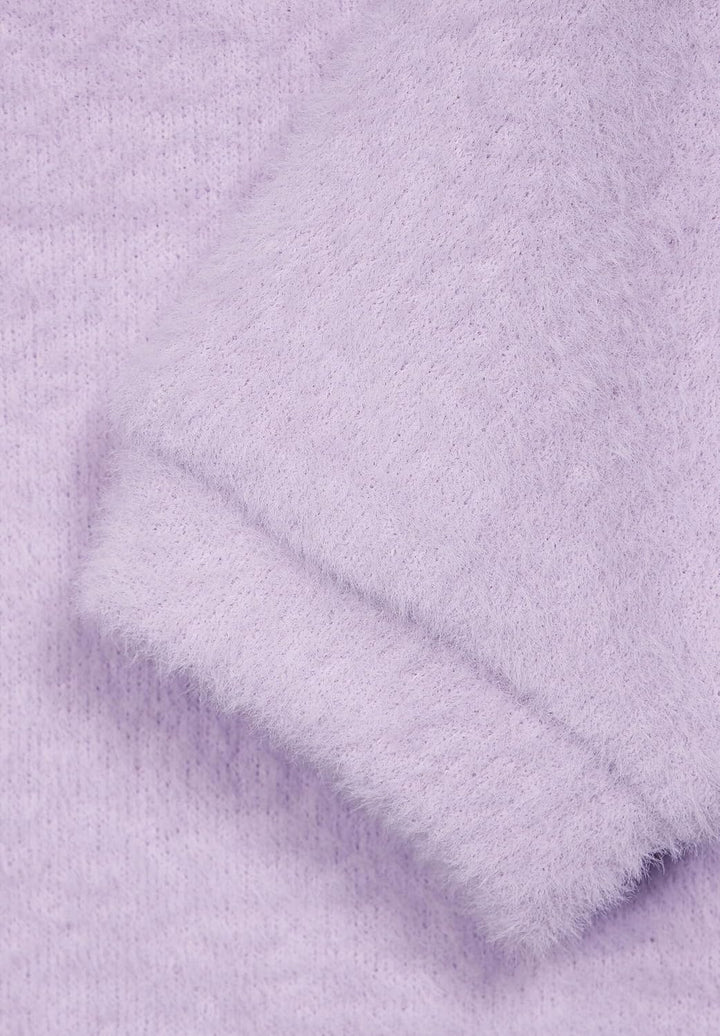 Street ONE Damen Langarmshirt 40 Soft Pure Lilac, 40 Soft Pure Lilac