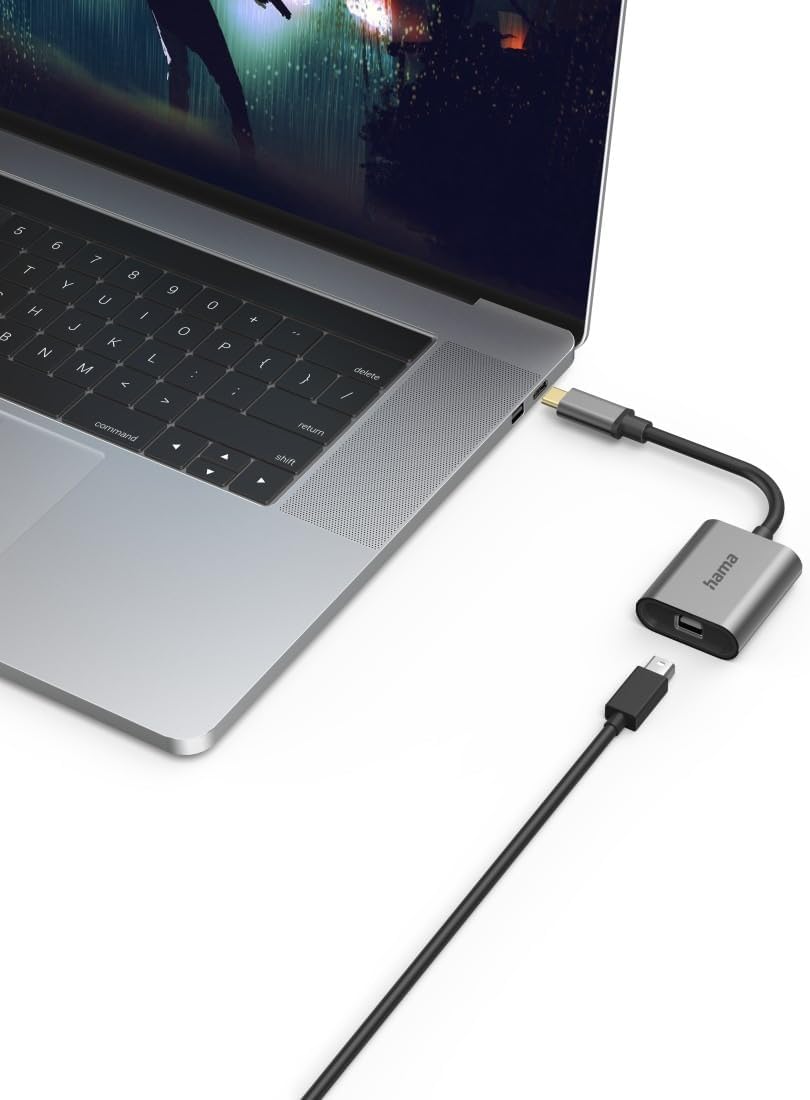 Hama Adapter Set, 6in1 Hub mit USB-C (USB C Adapter mit Mini-DisplayPort, HDMI™, VGA für PC, Noteboo