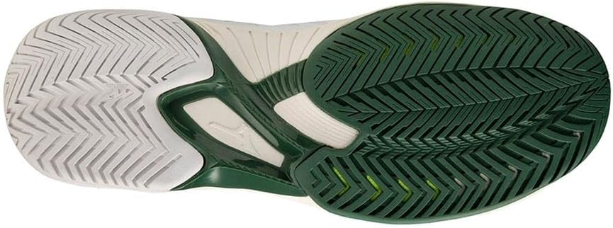 Mizuno Wave Exceed Tour 5 AC Tennisschuh für Herren Weiss 45 EU White Pineneedle Papyrus, 45 EU Whit