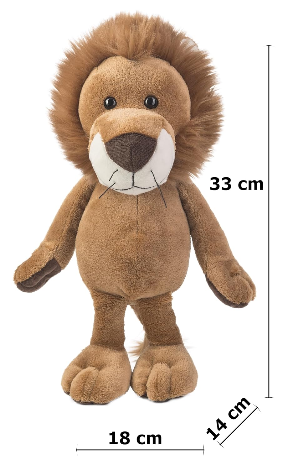 Schaffer 4823 Plüsch "Löwe Kumba", 33 cm, 33 cm