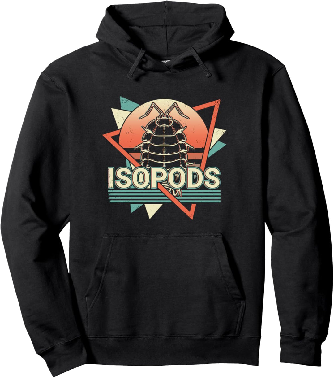 Isopoden Retro Vaporwave Pullover Hoodie