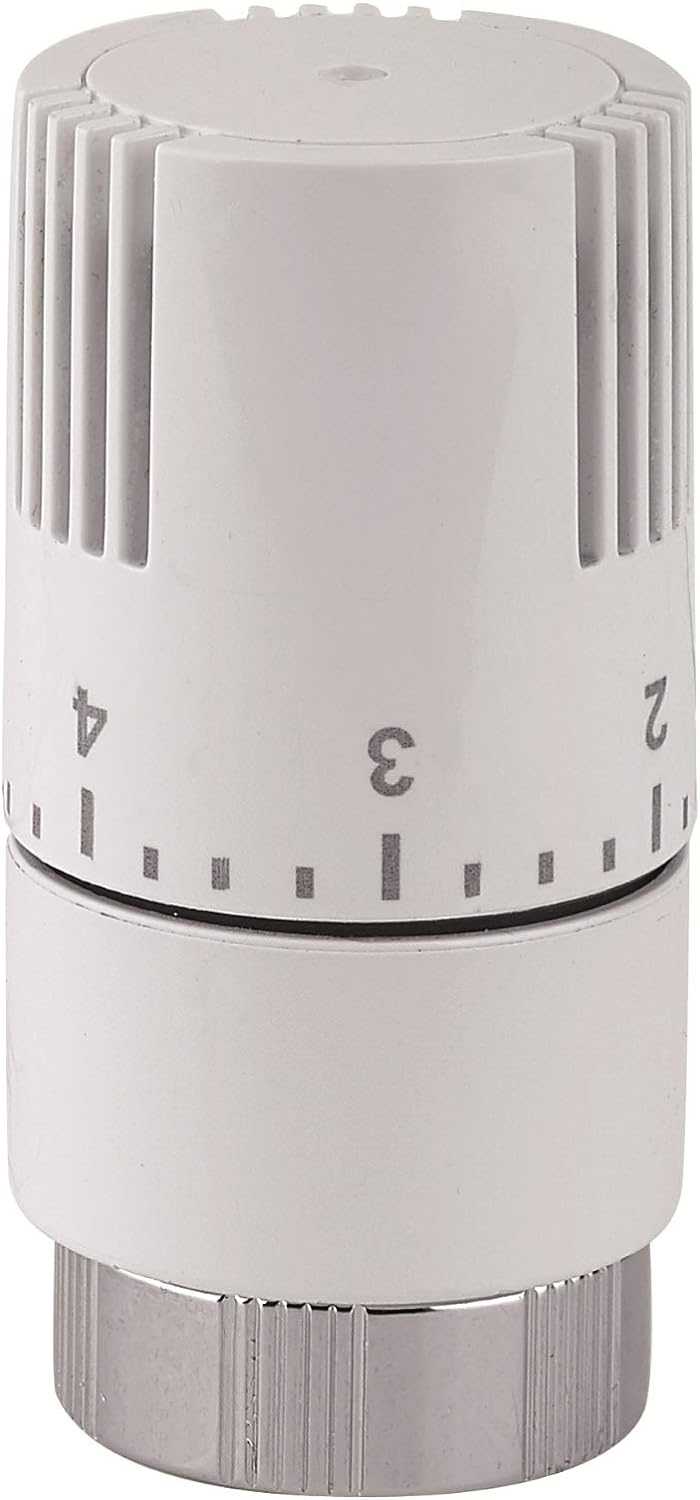 Mittenanschlussgarnitur Multiblock-Set inkl. Thermostatkopf und Blende in Weiss Weiss, Weiss