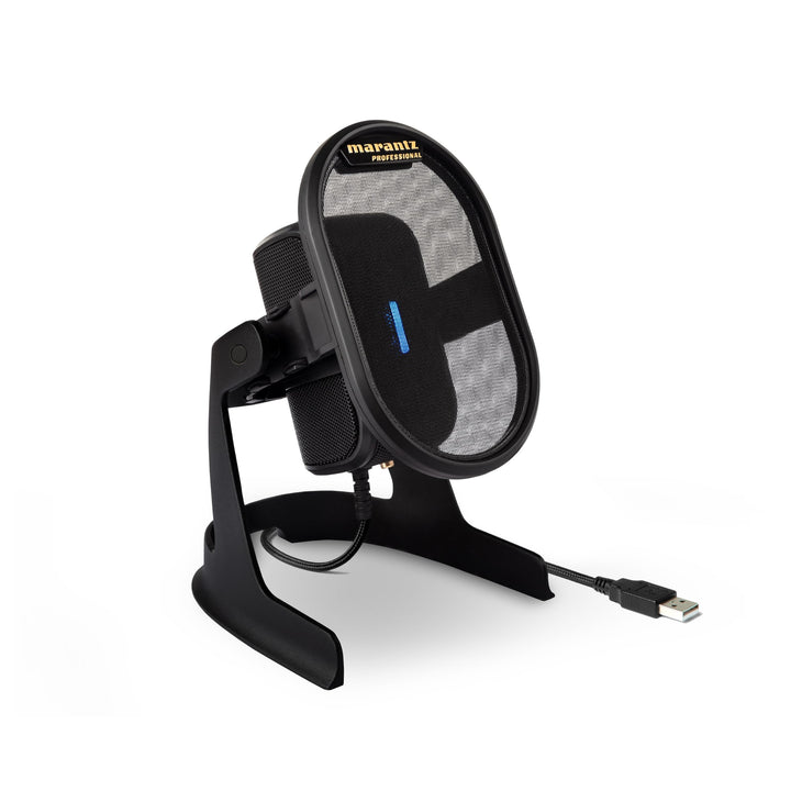 Marantz Professional Umpire – USB-Mikrofon für Aufnahmen, Podcasts, Streaming und Gaming mit Tischst