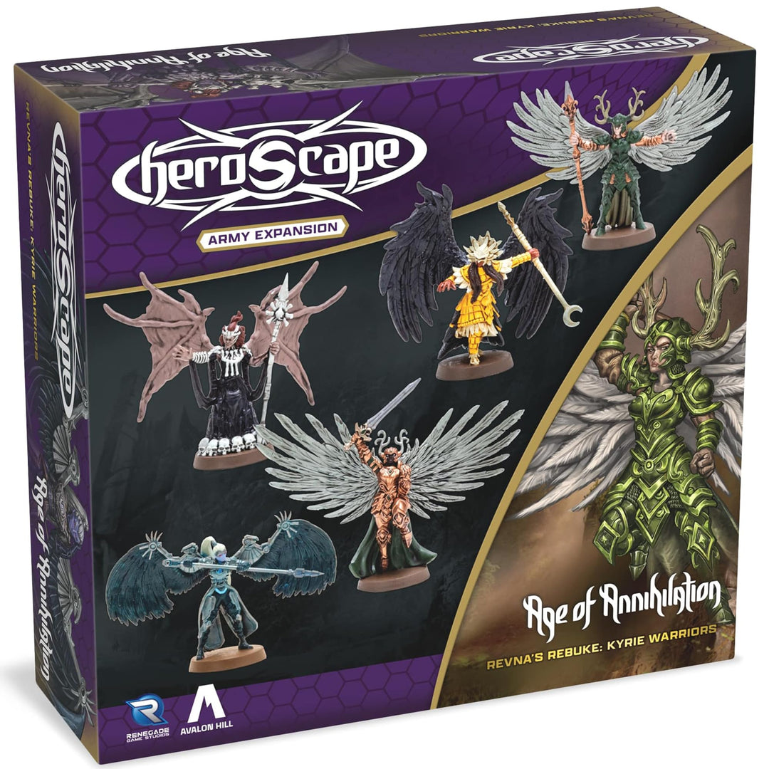 Renegade Game Studios Heroscape: Revna’s Rebuke: Kyrie Warriors Army Expansion, Strategisches Miniat