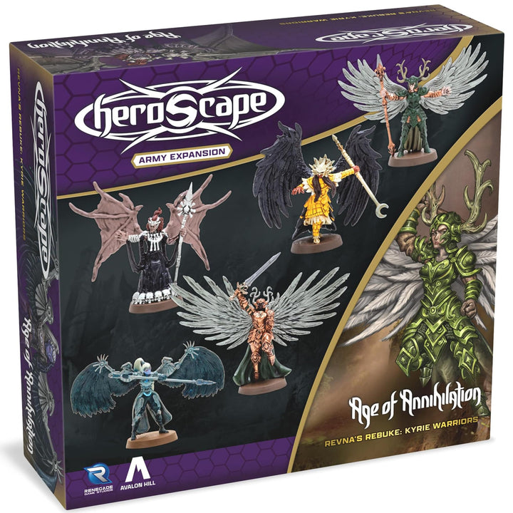 Renegade Game Studios Heroscape: Revna’s Rebuke: Kyrie Warriors Army Expansion, Strategisches Miniat