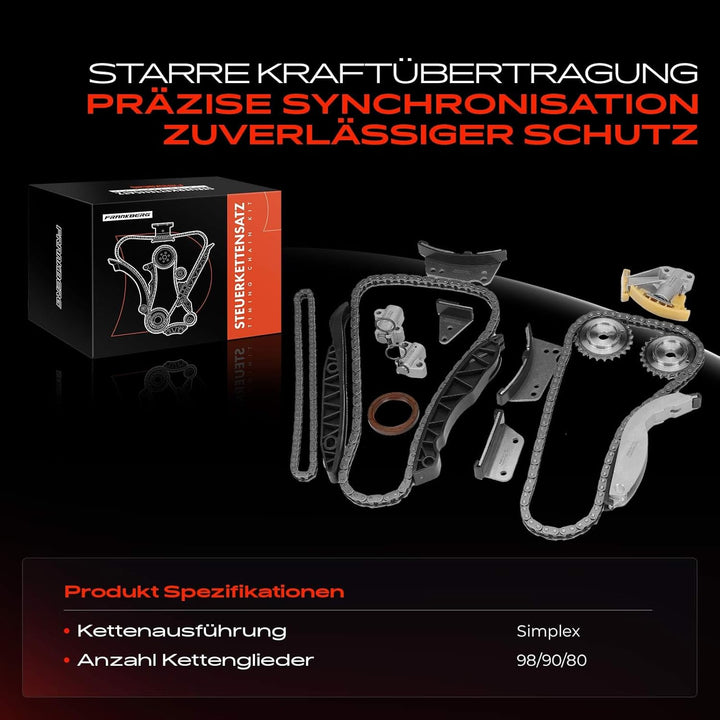 Steuerkettensatz Steuerkette für H-1 Porter Sorento I 2.5L Diesel 2002-2021 23360-4A020