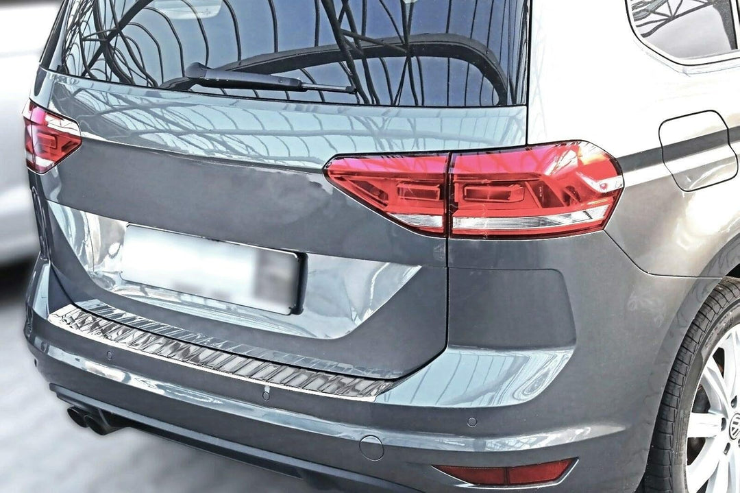 RECAMBO Ladekantenschutz Edelstahl kompatibel für VW TOURAN II 5T | ab BJ 2015 - Hochglanz poliert,