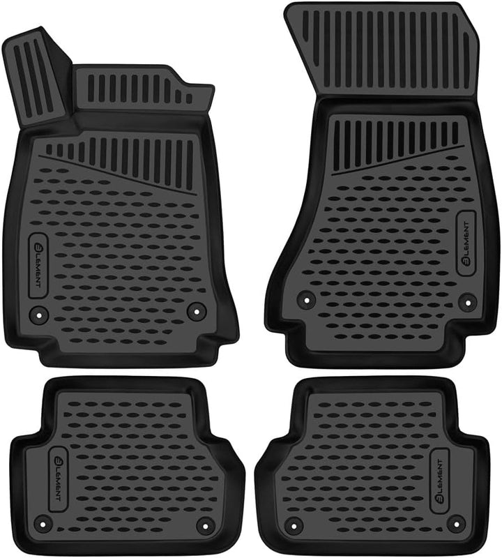 Passgenaue Gummimatten Fussmatten Peugeot Rifter/Citroen Berlingo III MULTISPACE/Opel Combo E Life 2
