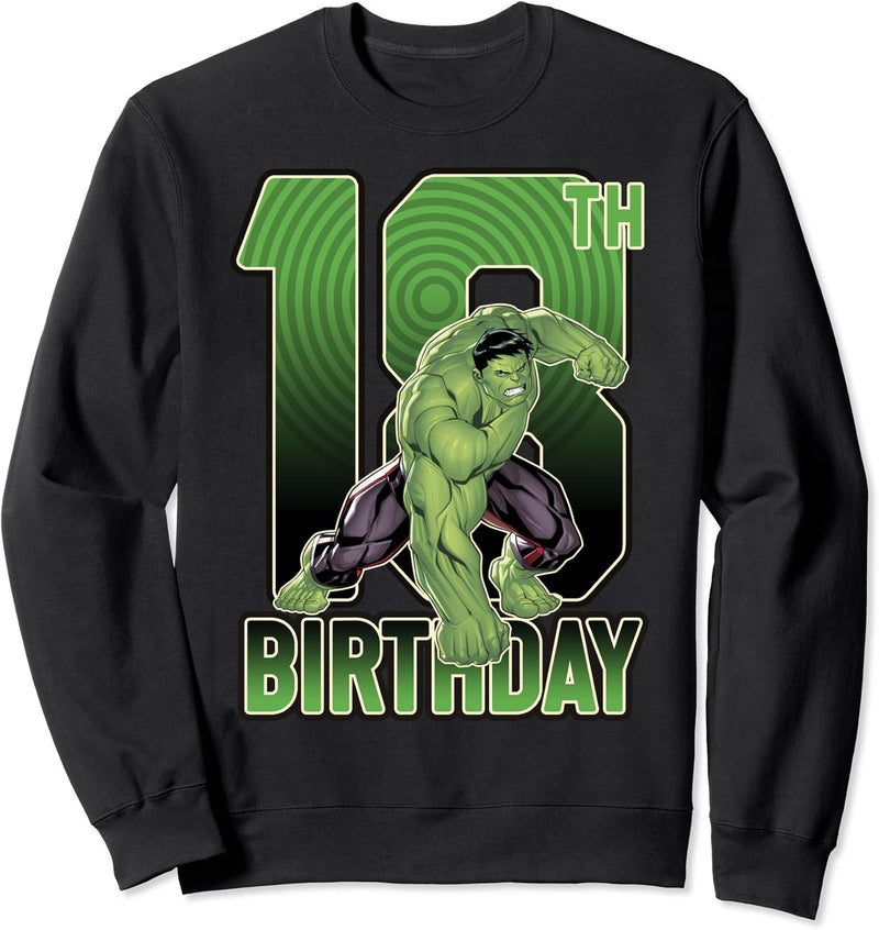 Marvel Hulk Smash 18th Birthday Sweatshirt