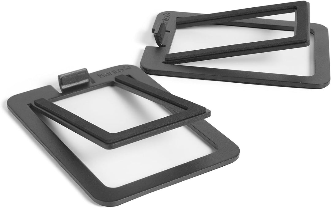 Kanto S2 Tilted Desktop Speaker Stands for Small Speakers & Compact 2”-3” Studio Monitors | Supports