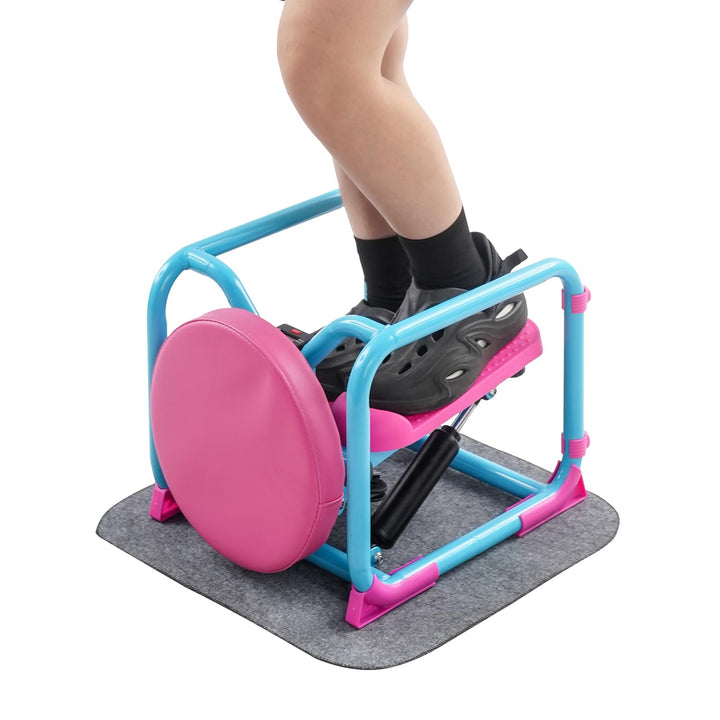 Stepper mit Drehscheibe, Trainingsgerät für Zuhause &amp; Fitness | 100kg Belastbarkeit, LED-Display, hy