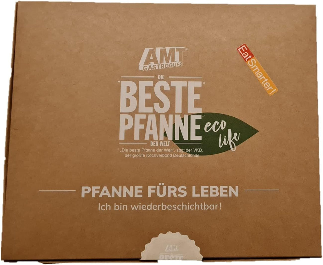 EatSmarter! Sonder-Edition "Die Pfanne fürs Leben" by AMT, Ø 24 cm, 5 cm hoch, abnehmbarer Stiel, na