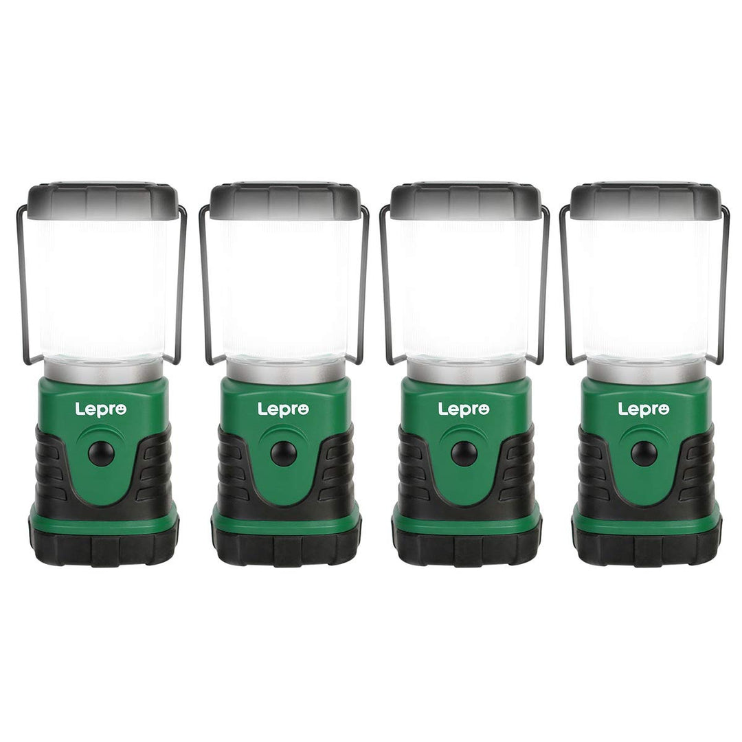 Lepro LED Campinglampe, Mini Camping Laterne, 350LM, 4 Lichtmodi, 3 AA Batterie batteriebetriebene S