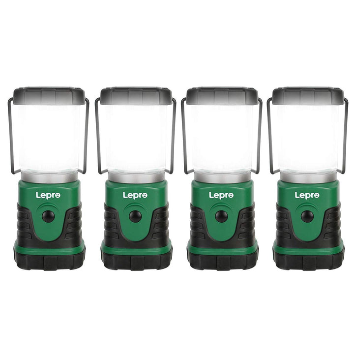 Lepro LED Campinglampe, Mini Camping Laterne, 350LM, 4 Lichtmodi, 3 AA Batterie batteriebetriebene S