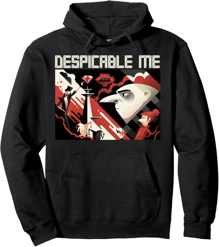 Despicable Me Minions Evildoers Abstract Pullover Hoodie