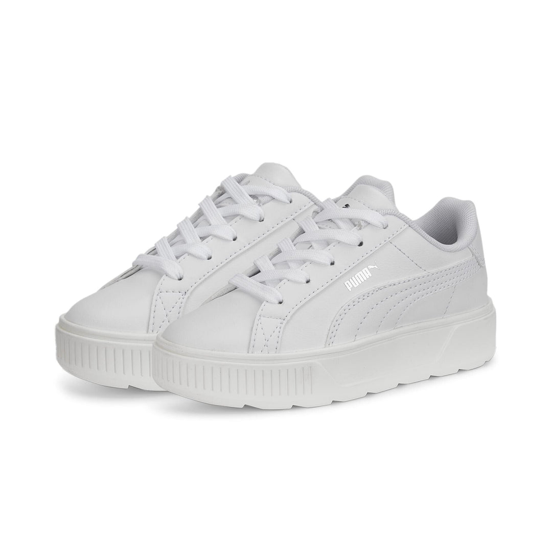 PUMA Unisex Kinder Karmen L Ps Tennisschuhe 34 EU Weiss, 34 EU Weiss