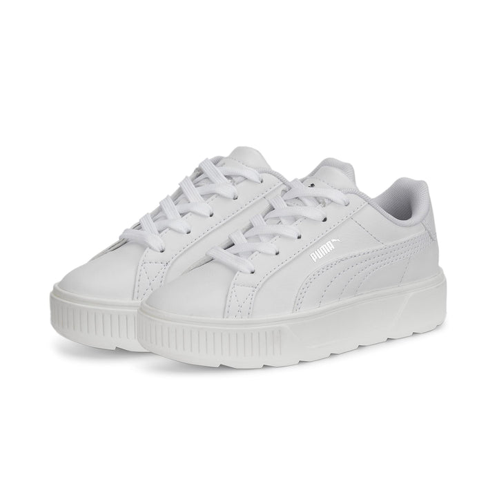 PUMA Unisex Kinder Karmen L Ps Tennisschuhe 34 EU Weiss, 34 EU Weiss