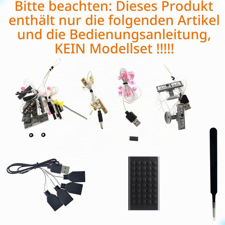 GEAMENT LED Licht-Set Kompatibel mit Lego 2023 Disney Schloss Castle 43222 (Modell-Set Nicht enthalt