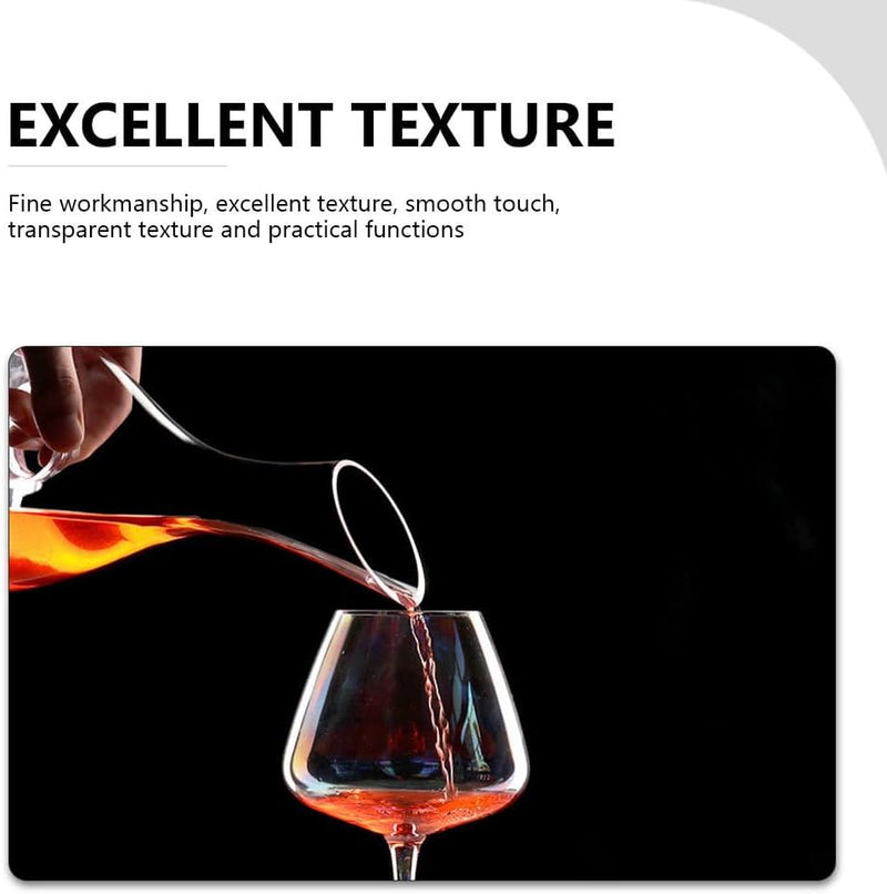 TOPBATHY Glasflasche Wein Dekanter Carafe Wein Dekanter Flasche mit Loch Getränke Dispenser Rotwein