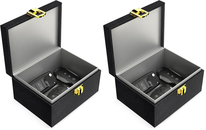 lanpard Keyless Go Schutz Autoschlüssel Box, Keyless Go Schutz Faraday Box für Sicheren Schutz, Kred