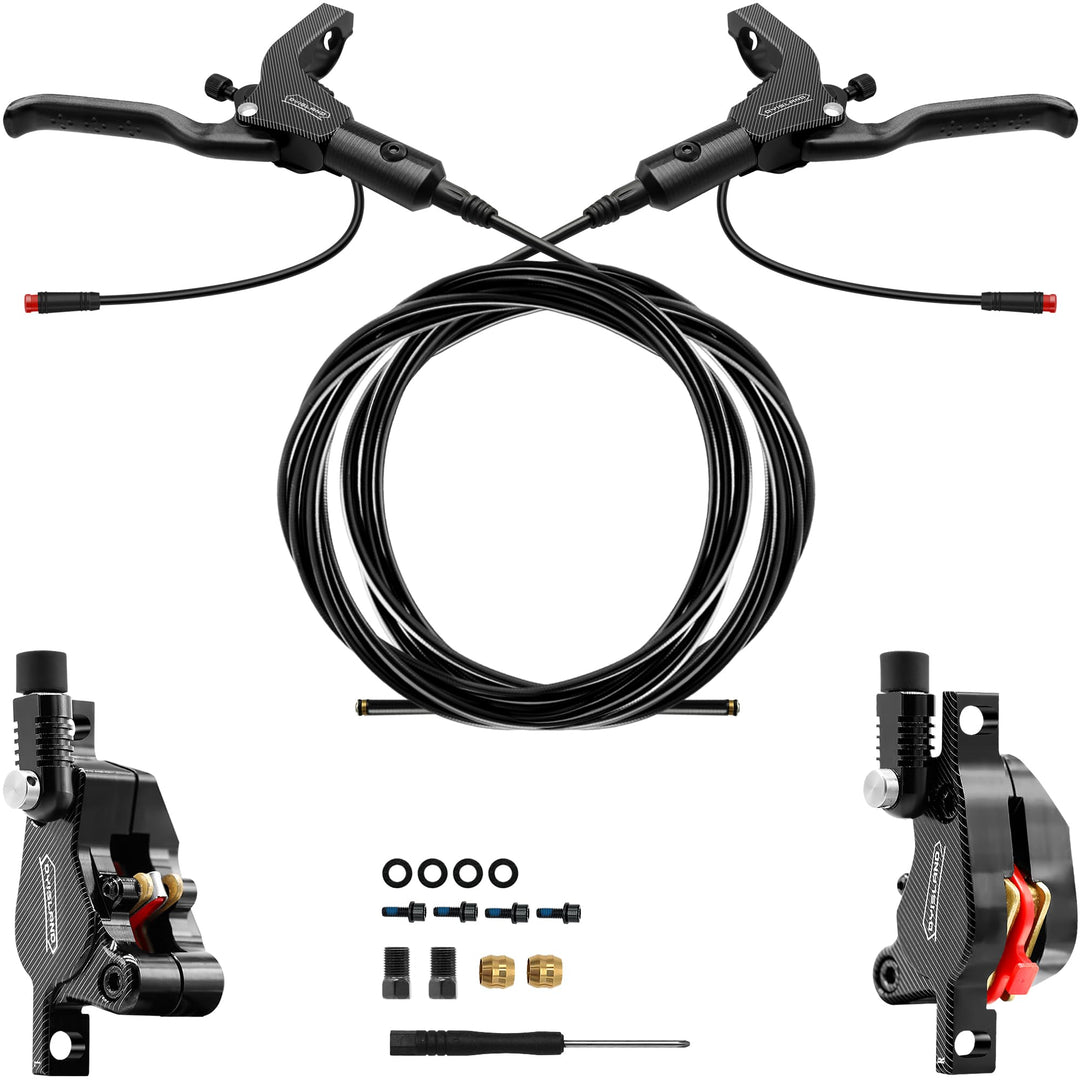 LD-210S Hydraulisches Scheibenbremsen-Set, 2-polig/Power-Off-Bremsset für Elektroroller/E-Scooter L-