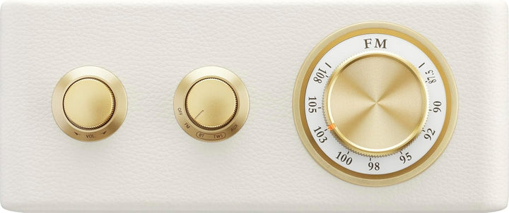 Sangean RA-101 Akku-Radio FM Bluetooth®, AUX wiederaufladbar Ivory, Gold