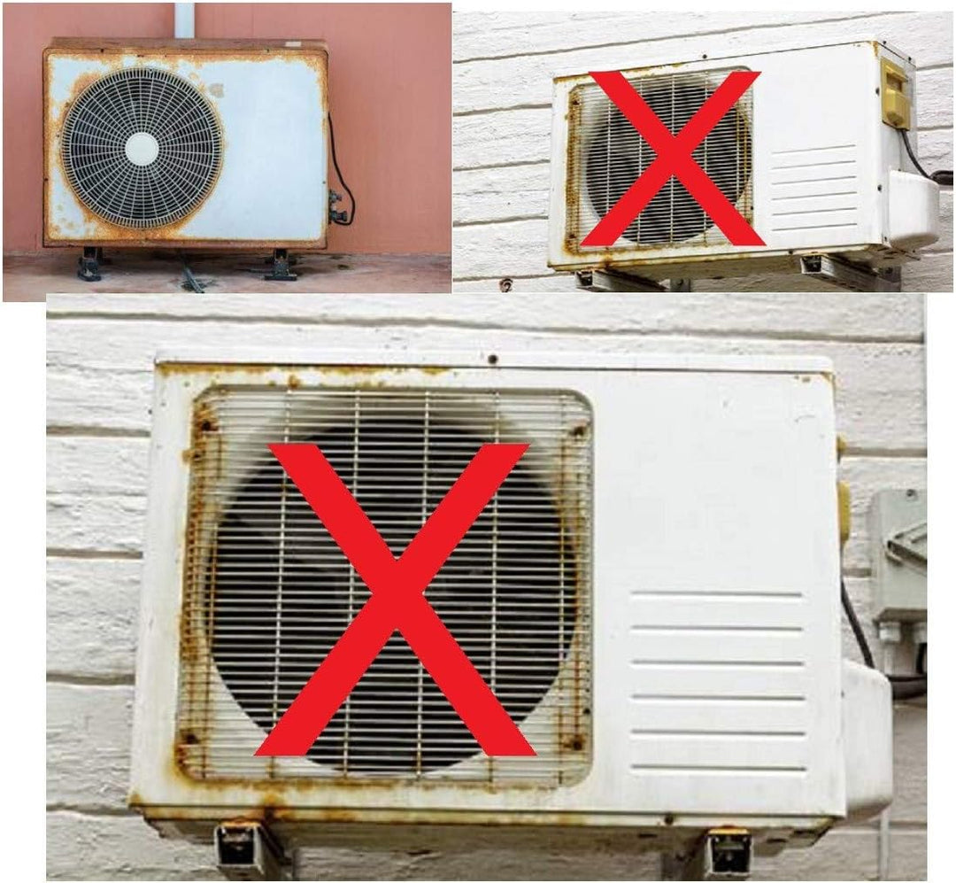 SMART-T-HAUS 7042005 Schutzhülle für Klimaanlagen, wasserdicht, doppeltes Gewebe und UV-Schutz, Grau