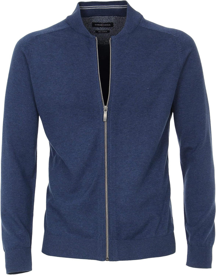 CASAMODA Strickjacke Uni XXL Aquadunkelblau, XXL Aquadunkelblau