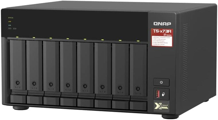 QNAP NAS, no HDD/SSD, AMD Processor | TS-873A-8G, 8-Bay, 8GB RAM, 2.5GbE