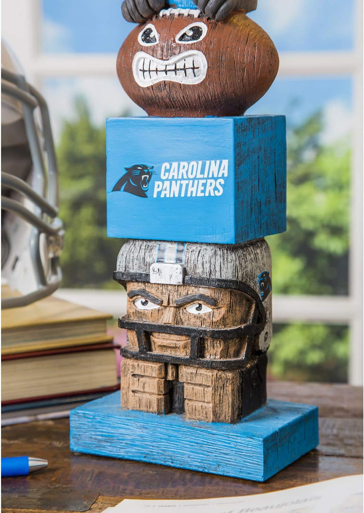Team Sports America NFL Unisex NFL Tiki Totem Carolina Panthers 41 cm Carolina Panthers, Carolina Pa