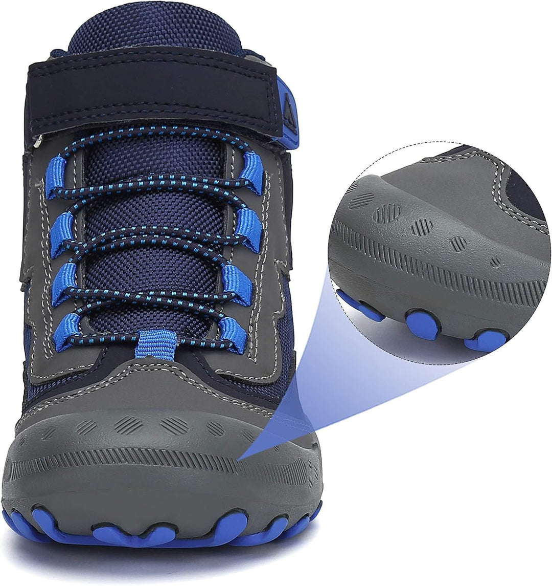 Mishansha Kinder Wanderschuhe Rutschfest Leicht Trekking Wanderstiefel für Jungen Mädchen Gr.24-38 B
