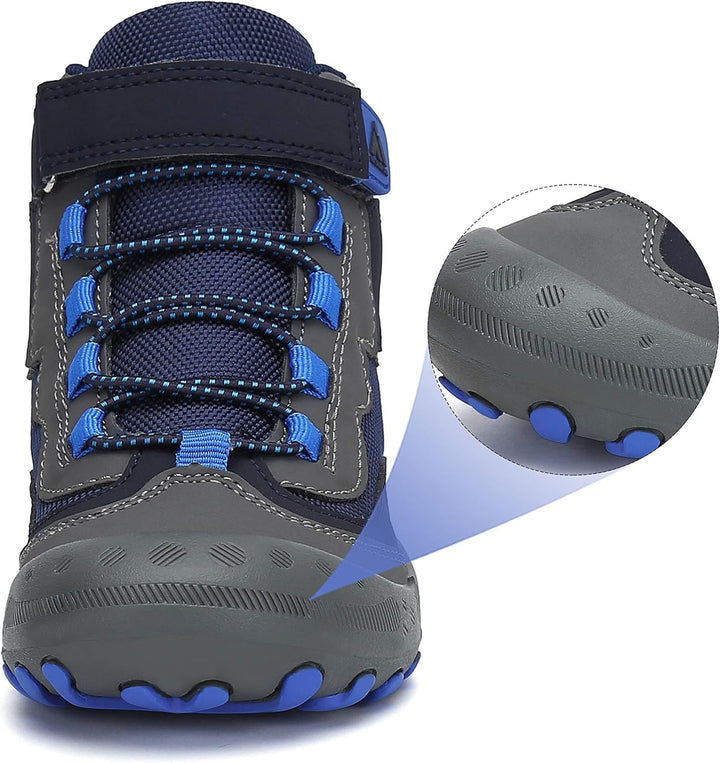 Mishansha Kinder Wanderschuhe Rutschfest Leicht Trekking Wanderstiefel für Jungen Mädchen Gr.24-38 B
