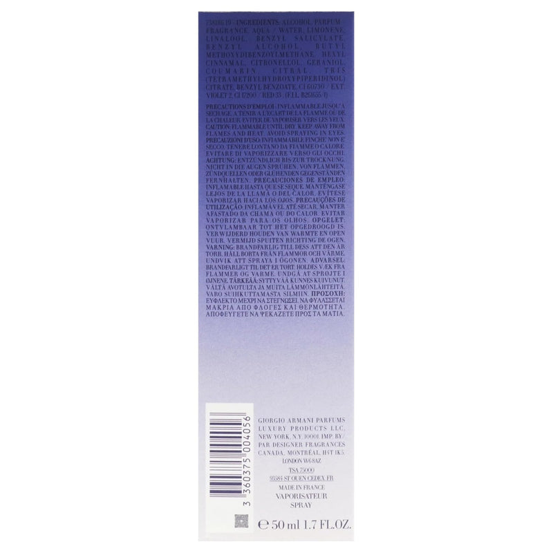 ARMANI ARMANI CODE FEMME Eau De Parfum Dampfgarer 50 ml Orientalisch 50 ml (1er Pack), Orientalisch